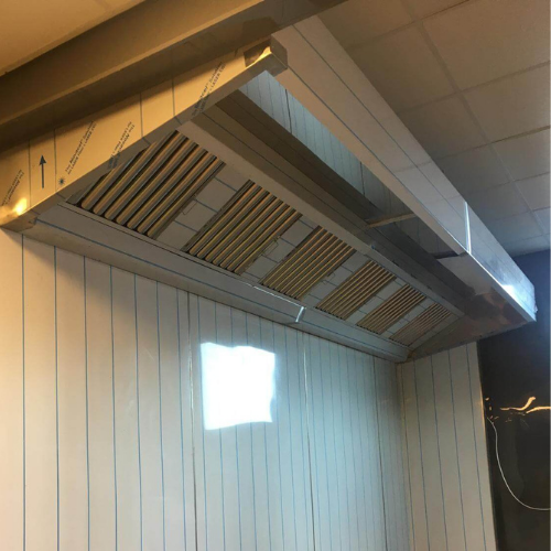Cook hood for a Resaturant installation and manufactured at Manchester