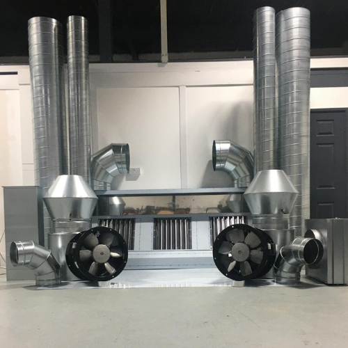 Manufactured Ventilation system at our insdustry